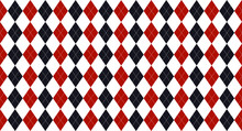 Red And Black Argyle Background 