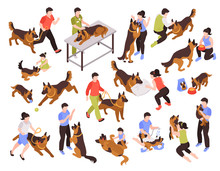 People And Dogs Set
