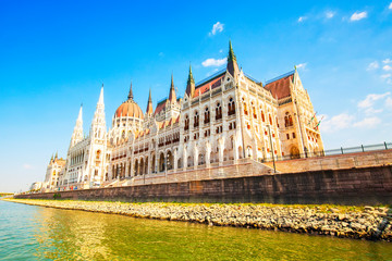 Fototapete - Hungarian Parliament palace in Budapest
