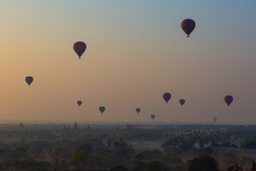 Wall Mural - Bagan is an ancient city and a UNESCO World Heritage Site located in the Mandalay Region of Myanmar.