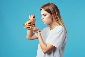 woman with cake