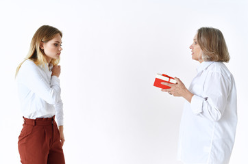 female doctor and patient