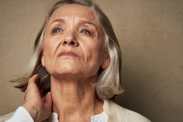 Wall Mural - portrait of senior woman