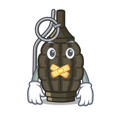 Sticker - Silent grenade toys above wooden cartoon table