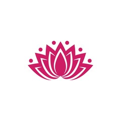 Sticker - Lotus flowers logo