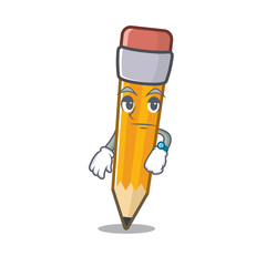 Sticker - Waiting pencil in the a character shape