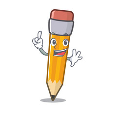 Sticker - Finger pencil in the a character shape