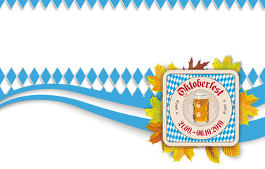 Wall Mural - Bierdeckel Oktoberfest 2019 21 September bis 06 Oktober