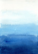 Blue watercolor background,  Gradient drawing paint, draw watercolor texture