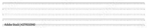 Fotografía Marking rulers on a white background 100 centimeters various markup options