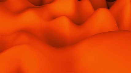 Poster - wave 3d abstract surface, computer generated 3d render background like terrain or liquid surface