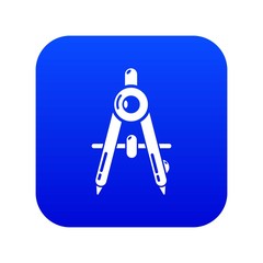 Poster - Compasses school icon. Simple illustration of compasses school vector icon for web