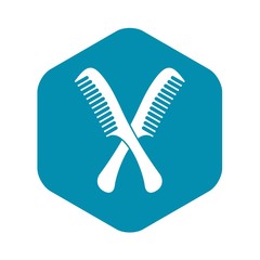 Wall Mural - Combs icon. Simple illustration of combs vector icon for web