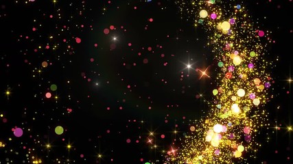 Wall Mural - Opening Glitter Sparkling Particles intro