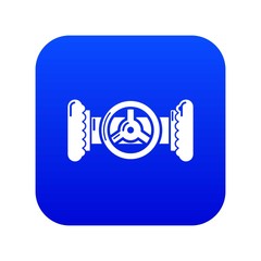 Poster - Valve icon. Simple illustration of valve vector icon for web.