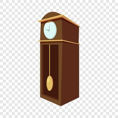 Poster - Large wall clock icon. Cartoon illustration of large wall clock vector icon for web