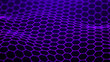 Futuristic hexagon background. Abstract technology background. Technology concept. Big data. 3d