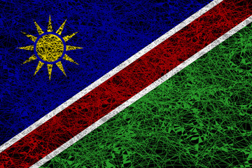 Wall Mural - Flag of Namibia.
