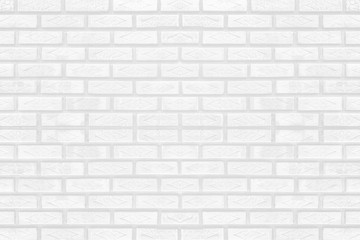  White brick wall texture for background or wallpaper. Abstract interior decoration vintage style.