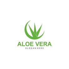 Aloe Vera Logo Template, Design Vector, Lotion, Treatment