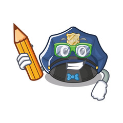 Sticker - Student police hat in the character shape