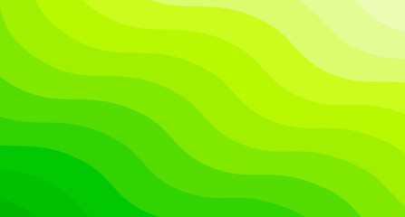 Abstract green gradient waves background