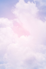 Wall Mural - cloud background with a pastel colour