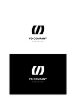 VD Ambigram Company Logo Template.