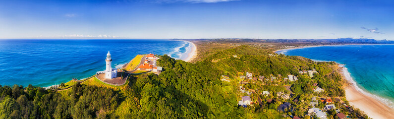 Canvas Print - D Byron Bay Lighthouse Close TOp pan