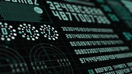 3D Source Code Programming Process HUD