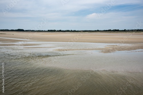 Cuadros en Lienzo maree basse havre st germain sur ay.jpg