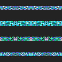 Poster - Gravel stone mosaic separator line set