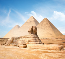 Great Sphinx And Pyramids
