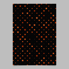 Poster - Abstract pentagram star pattern brochure background template