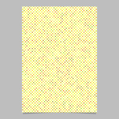 Poster - Yellow pentagram star shape pattern background brochure template design
