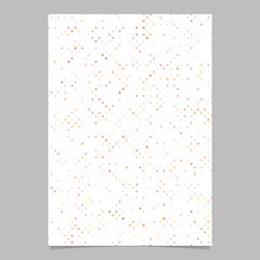 Poster - Abstract geometric pentagram pattern background page template - vector illustration
