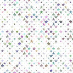 Poster - Abstract seamless pentagram star pattern - vector background graphic design