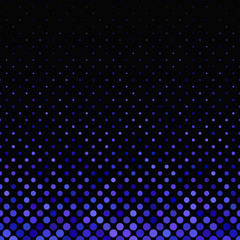 Poster - Blue geometric abstract dot pattern background - vector design