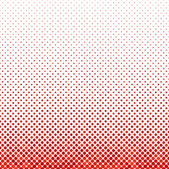 Poster - Red geometric dot pattern - vector winter background design with red circles
