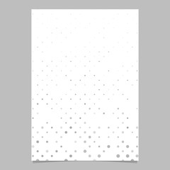Poster - Grey circle pattern brochure background - vector stationery design