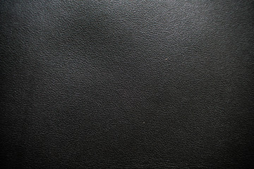 Luxury black genuine leather texture close up