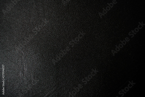 Cuadros en Lienzo Leather texture abstract background, Genuine black leather