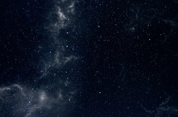 Deep Sky Space with Milky Way and Stars as Background or Texture