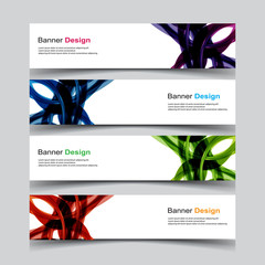 Vector Abstract design banner web template