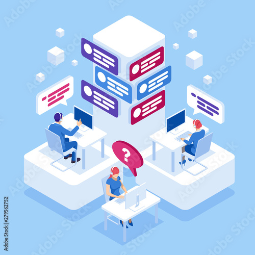 Cuadros en Lienzo Web page design templates for call center support 24-7