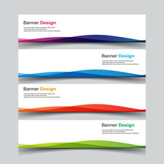 Wall Mural - Vector Abstract design banner web template