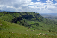 Top Of Drakensberg Mountain Valley