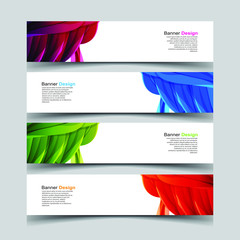 Vector Abstract design banner web template