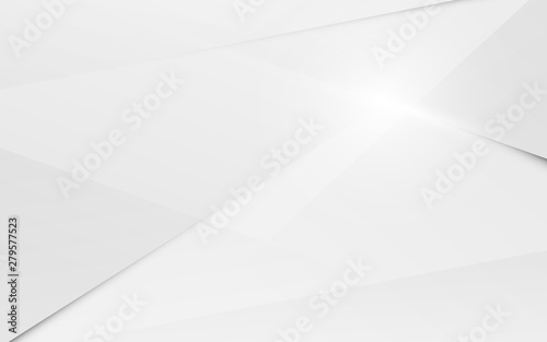Abstract white modern 3d chaotic polygonal surface background. Illustration v...