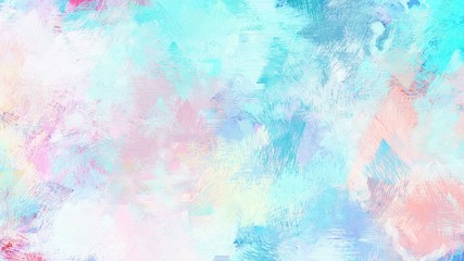 Poster - brush painted background with lavender, medium turquoise and baby blue color
